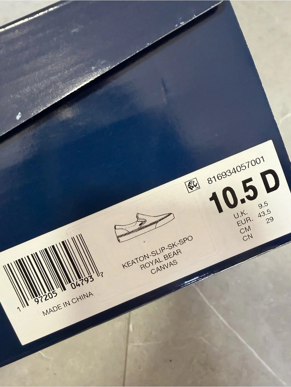 Polo Ralph Lauren Men’s Keaton-Slip Sneakers US Size 10.5 NEW